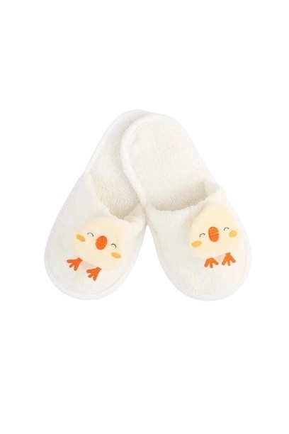 Bebitof Baby Civcivli Bornoz Seti 30038 Ekru - 5