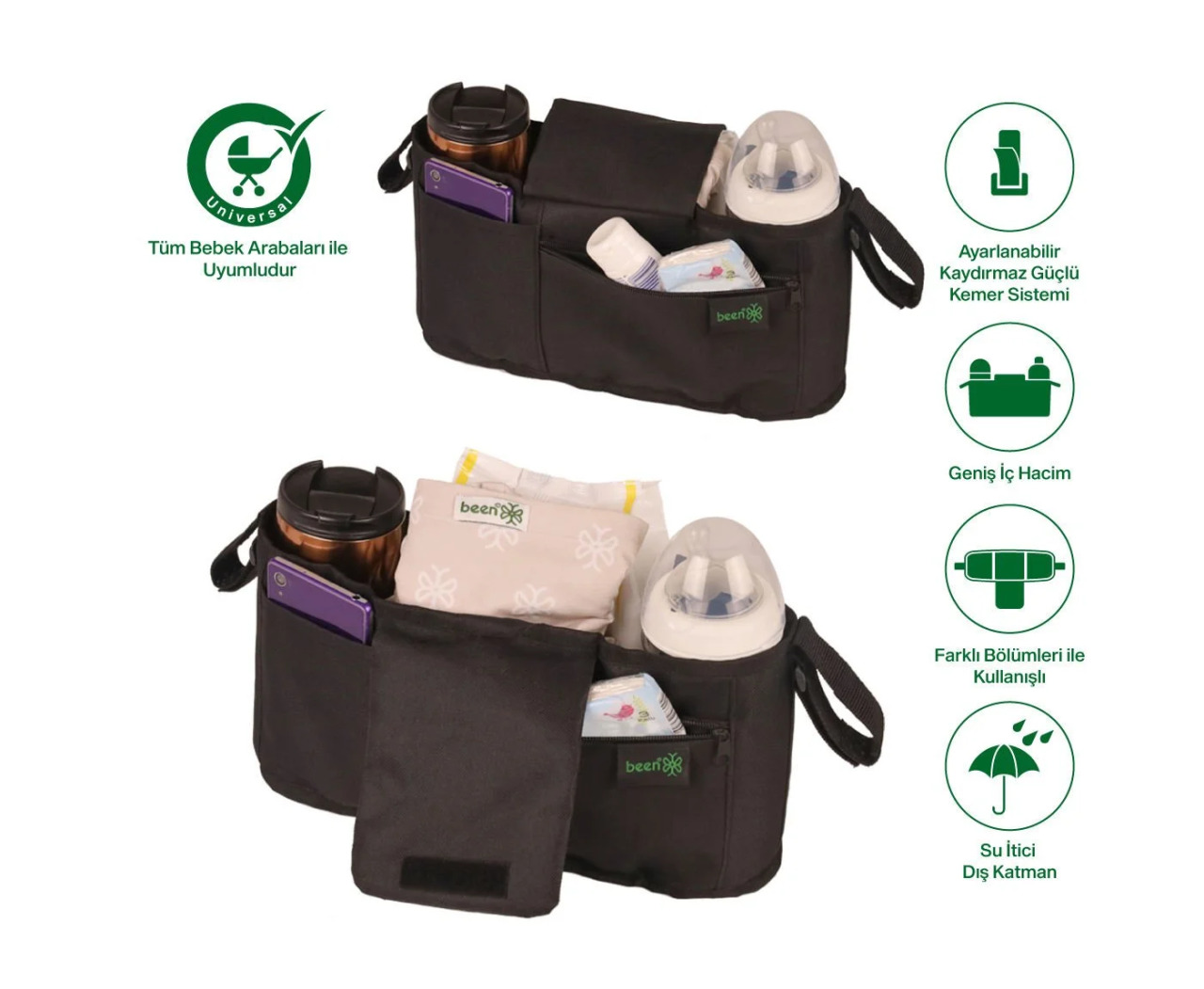 حقيبة تنظيم عربة الأطفال - 3