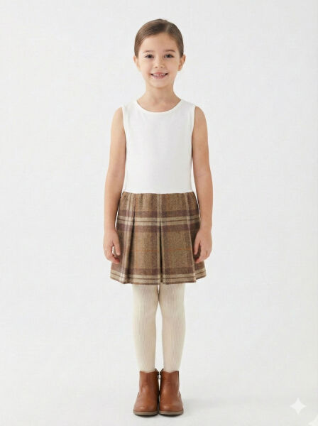 فستان بناتي من عمر 4 إلى 12 سنة 2001 - 3