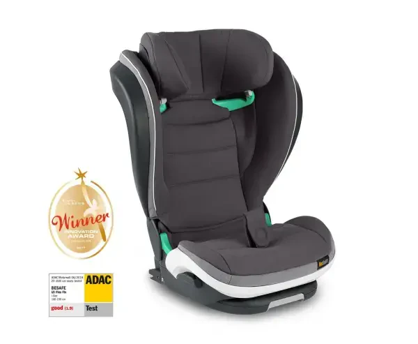 مقعد سيارة بي سيف فليكس فيكس ٢ مقاس I، ١٥-٣٦ كجم، لون معدني - 1