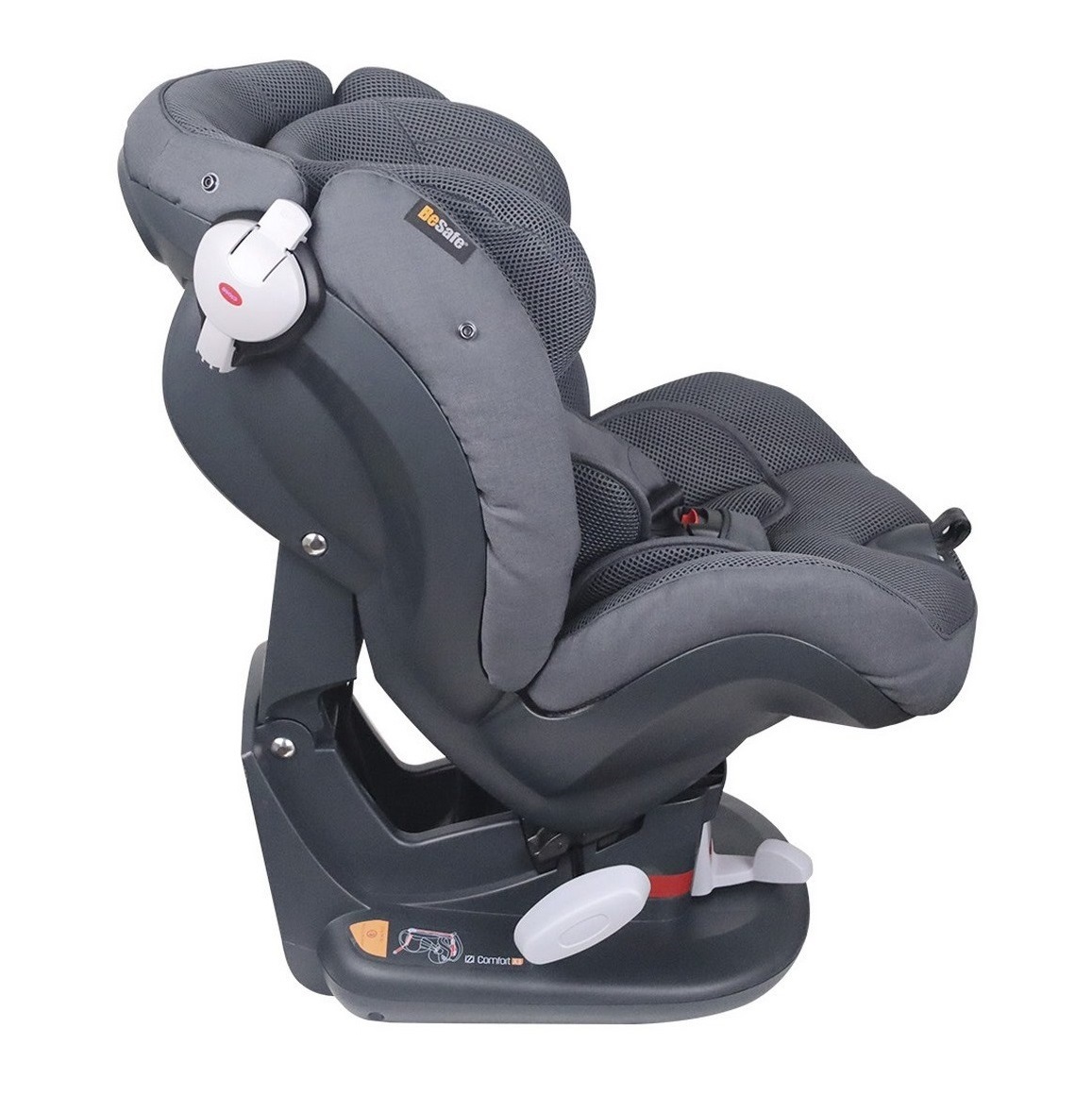 مقعد سيارة BeSafe Izi Comfort X3 من 9 إلى 18 كجم، شبكي من مادة أنثراسايت - 5
