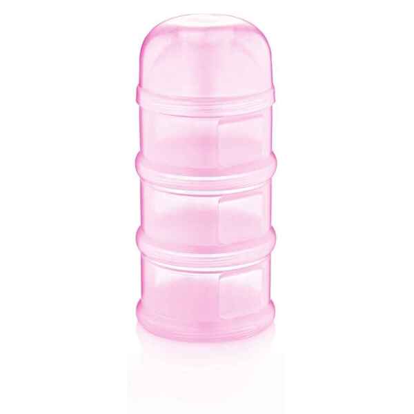BabyJem Katlı Toz Mama Kabı 545 Pembe - BabyJem