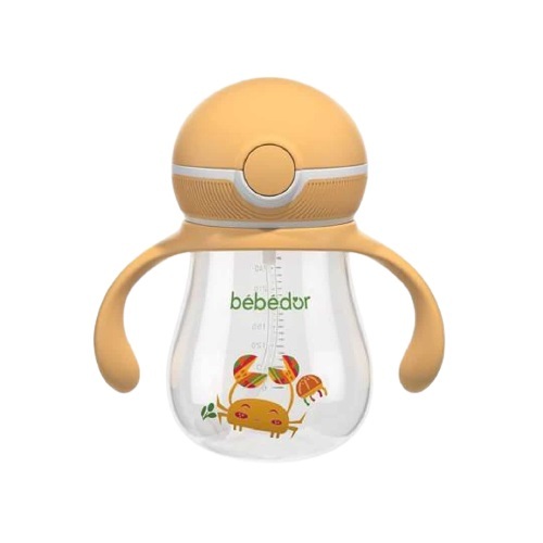 Bebedor Bas-Aç Kapaklı Kulplu PP Alıştırma Bardağı 7504 - 2