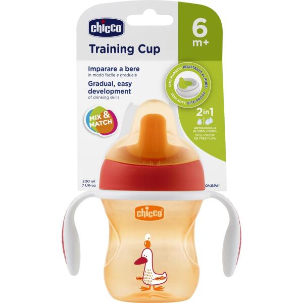 Chicco Yarı Yumuşak Uçlu Alıştırma Bardağı 6 Ay+ Unisex - 3