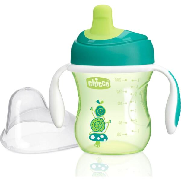 Chicco Yarı Yumuşak Uçlu Alıştırma Bardağı 6 Ay+ Unisex - 4