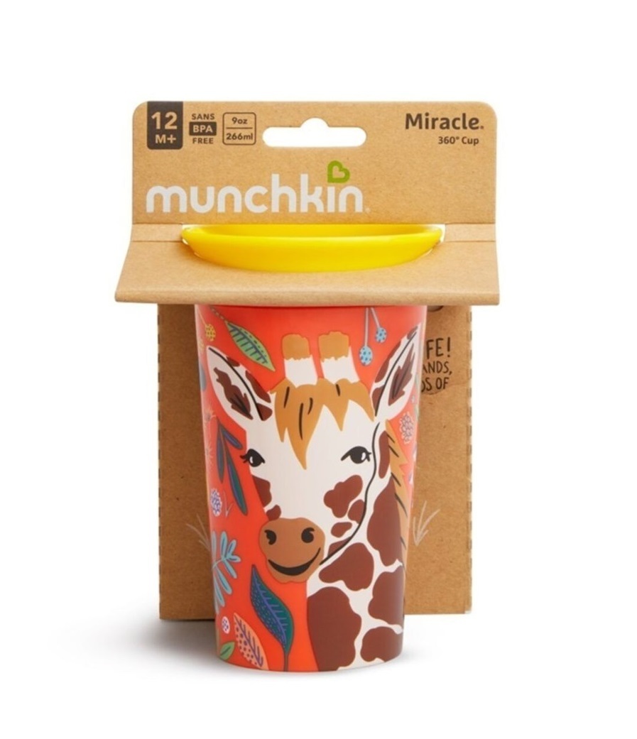 Munchkin Mucize 360° Wildlove Alıştırma Bardağı 12 Ay+ 266 ml Zürafa - 4