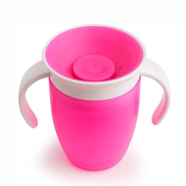 Munchkin Mucize 360° Alıştırma Bardağı 6 Ay+ 207 ml Pembe - 2