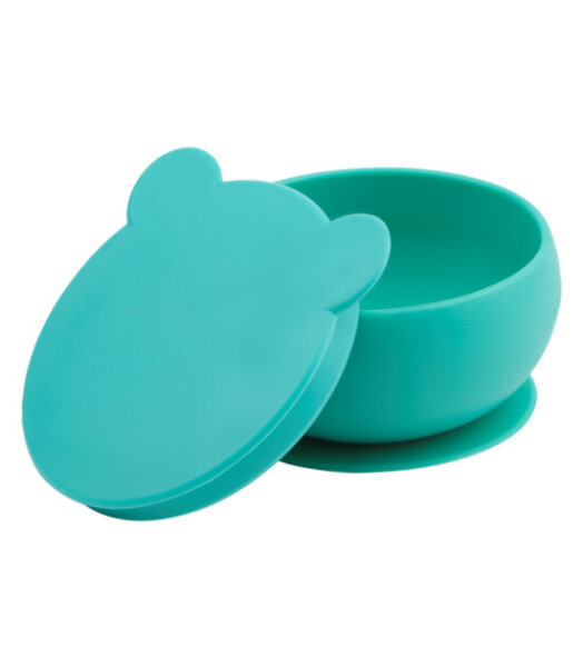 OiOi Blw I Silikon Beslenme Seti 3'Lü (Kaseli) Aqua Green - 5