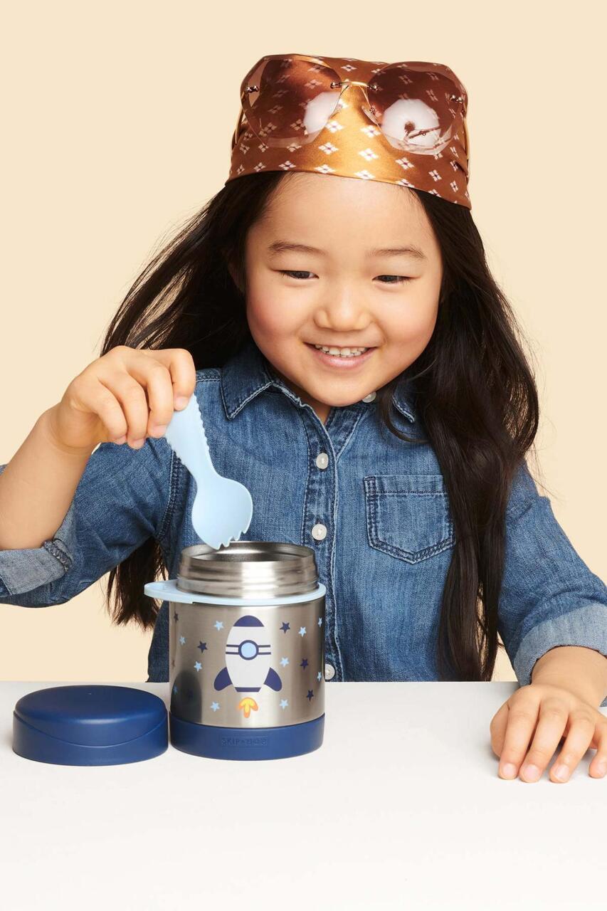 Skip Hop Zoo Paslanmaz Çelik Termos 325 ml Roket - 5