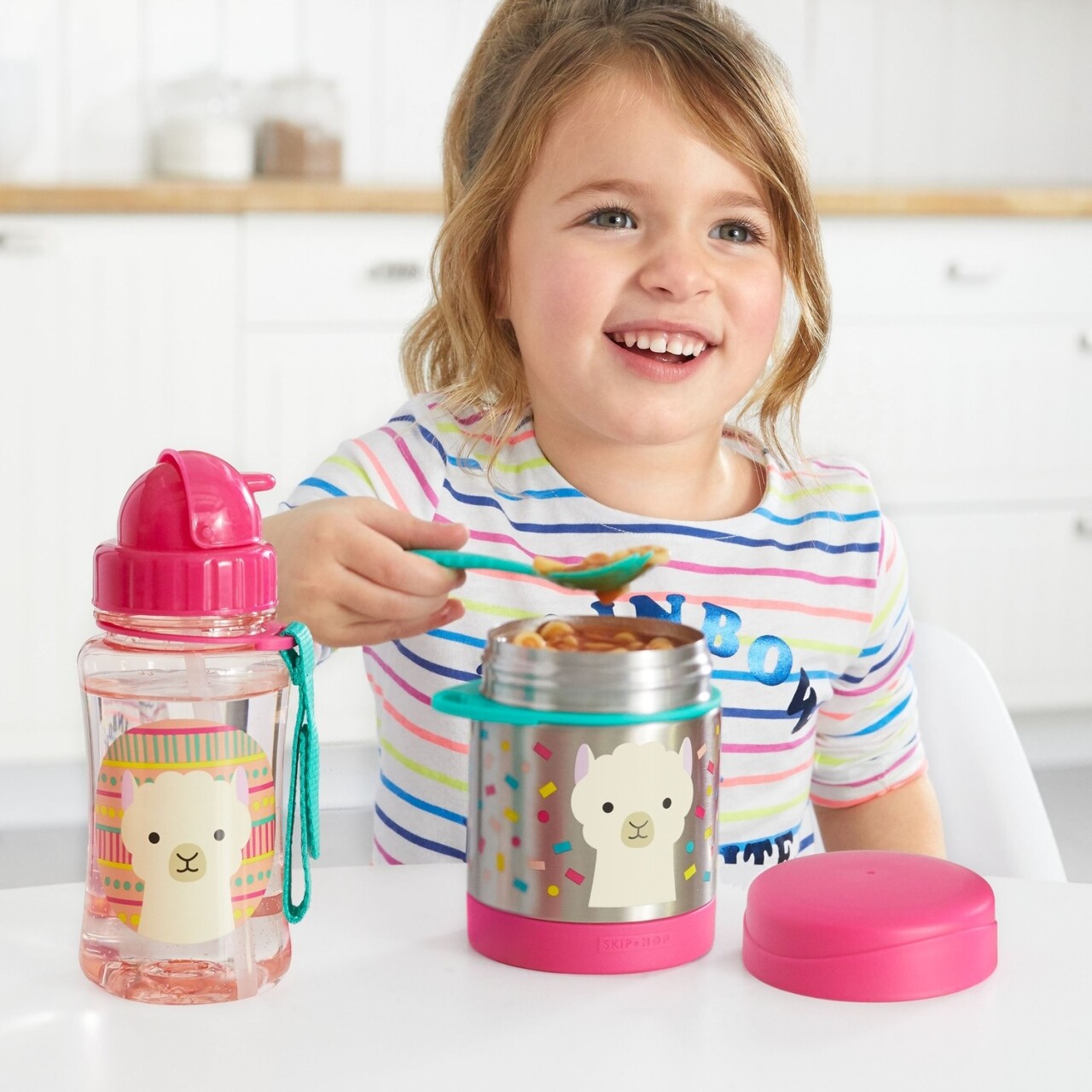 Skip Hop Zoo Paslanmaz Çelik Termos 325 ml Lama - 3