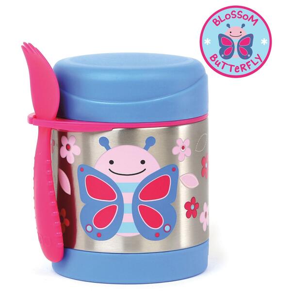 Skip Hop Zoo Paslanmaz Çelik Termos 325 ml Kelebek - Skip Hop