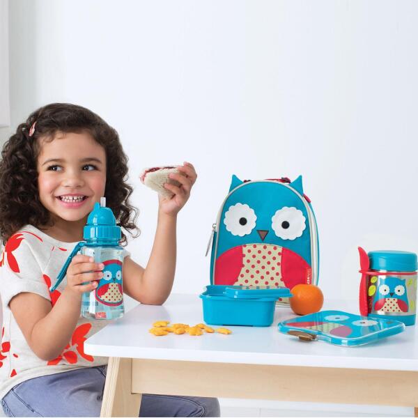 Skip Hop Zoo Paslanmaz Çelik Termos 325 ml Baykuş - 3