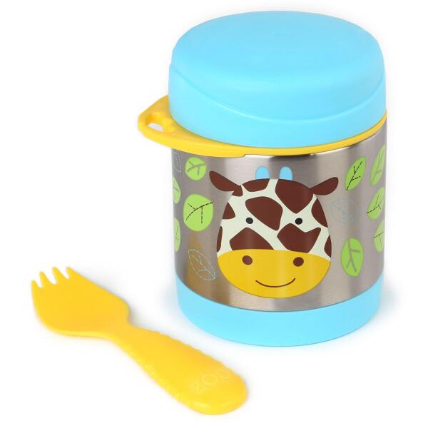 Skip Hop Zoo Paslanmaz Çelik Termos 325 ml Zürafa - 2