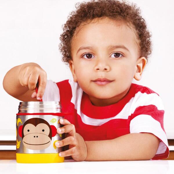 Skip Hop Zoo Paslanmaz Çelik Termos 325 ml Maymun - 3