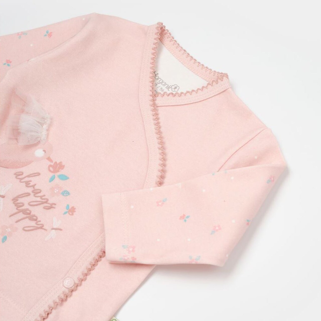 Bibaby Biorganic Always Happy 5'Li Hastane Çıkış Seti 62343 Gül Kurusu Mint - 3