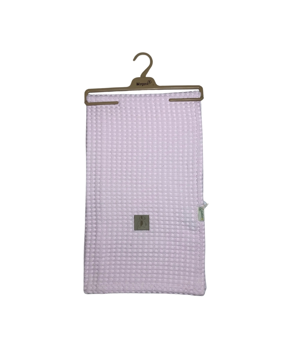 Bibaby Biorganic Bebek Pike Battaniye 100x115 cm 64712 Pembe - 1