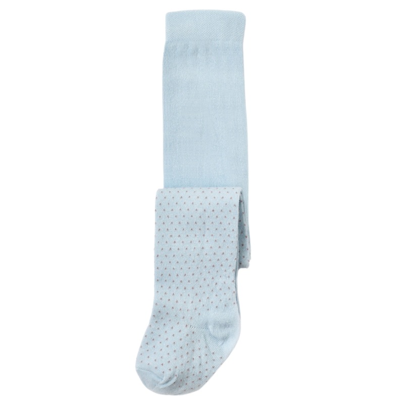 Bibaby Biorganic Klasik Puanlı Külotlu Çorap 68438 Mavi - 1