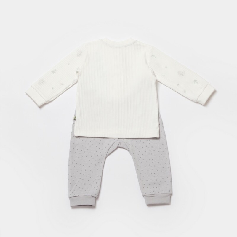 Bibaby Biorganic Koala Jungle 2'Li Bebek Takım 59776 Gri - 2