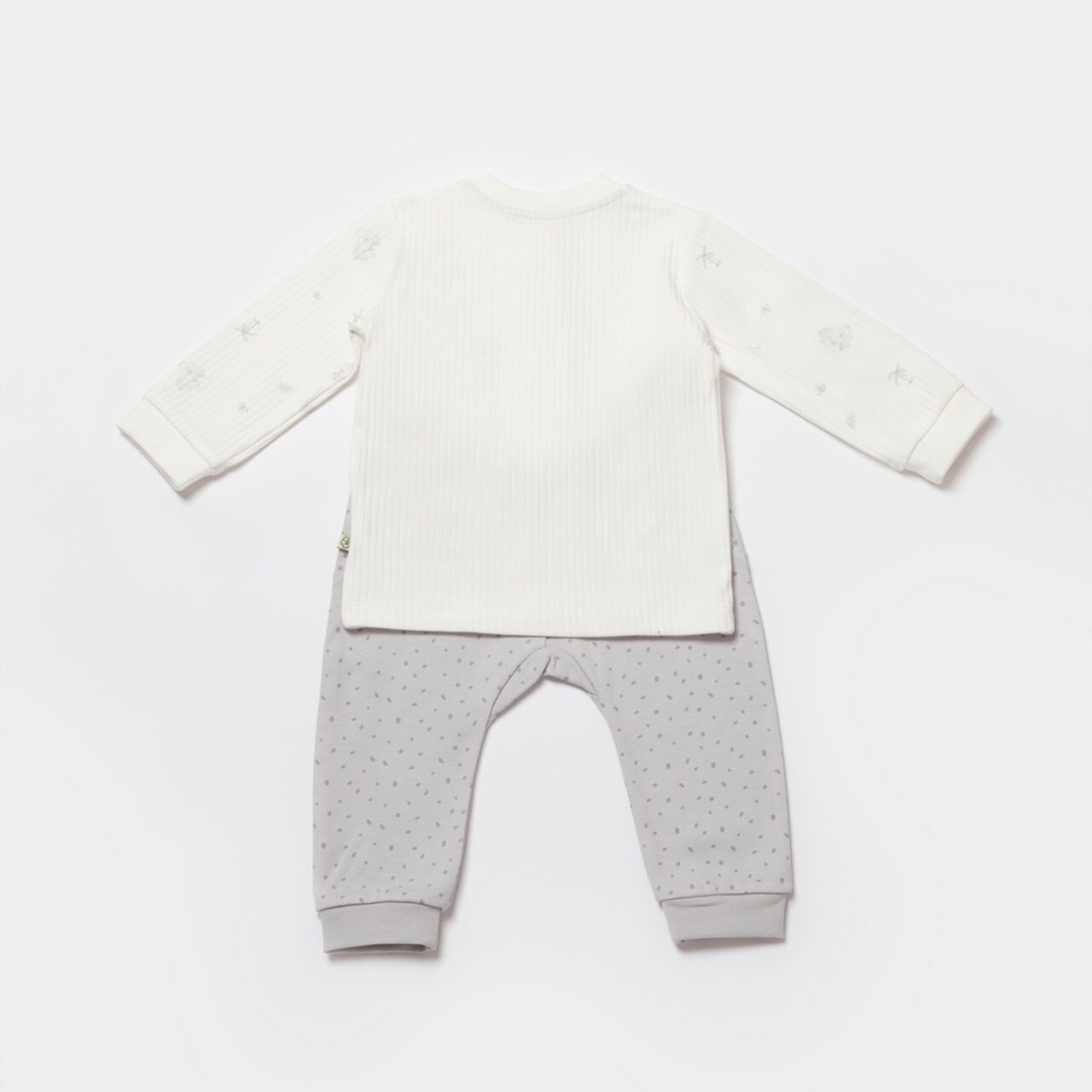 Bibaby Biorganic Koala Jungle 2'Li Bebek Takım 59776 Gri - 2