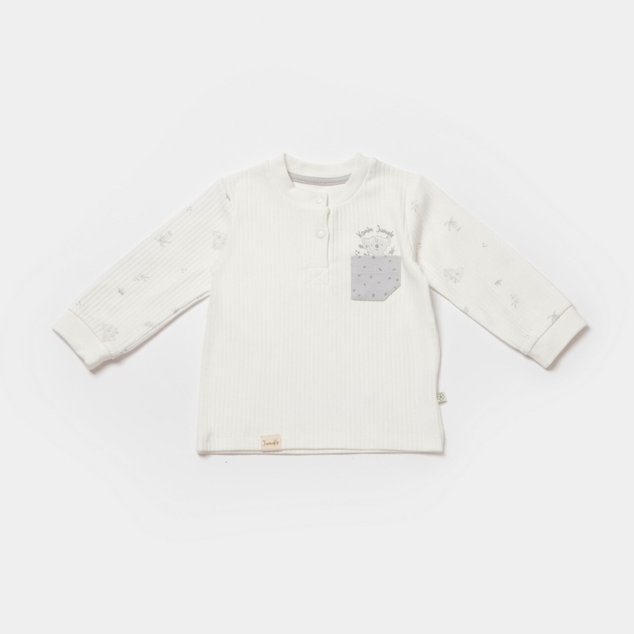 Bibaby Biorganic Koala Jungle 2'Li Bebek Takım 59776 Gri - 3