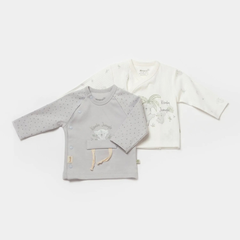 Bibaby Biorganic Koala Jungle 2'Li Zıbın 73316 Gri - 1