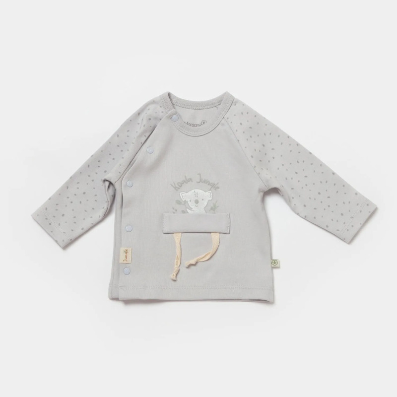 Bibaby Biorganic Koala Jungle 2'Li Zıbın 73316 Gri - 3