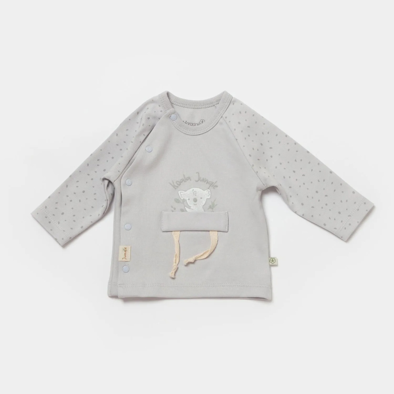 Bibaby Biorganic Koala Jungle 2'Li Zıbın 73316 Gri - 3