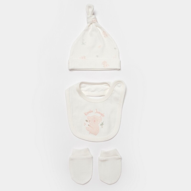 Bibaby Biorganic Koala Jungle 5'Li Hastane Çıkış Seti 62325 Pembe - 6