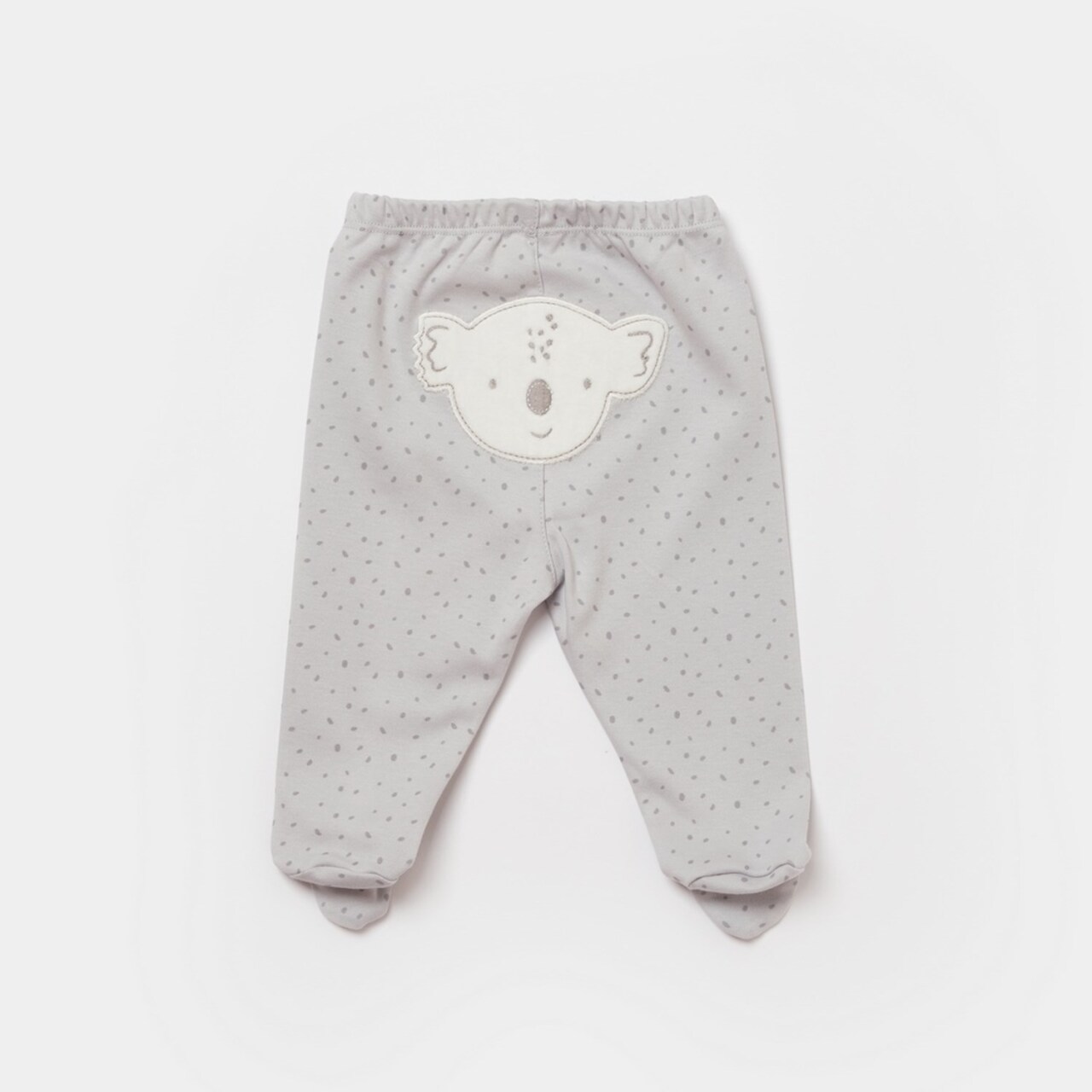Bibaby Biorganic Koala Jungle Patikli Pantolon 57888 Gri - 2