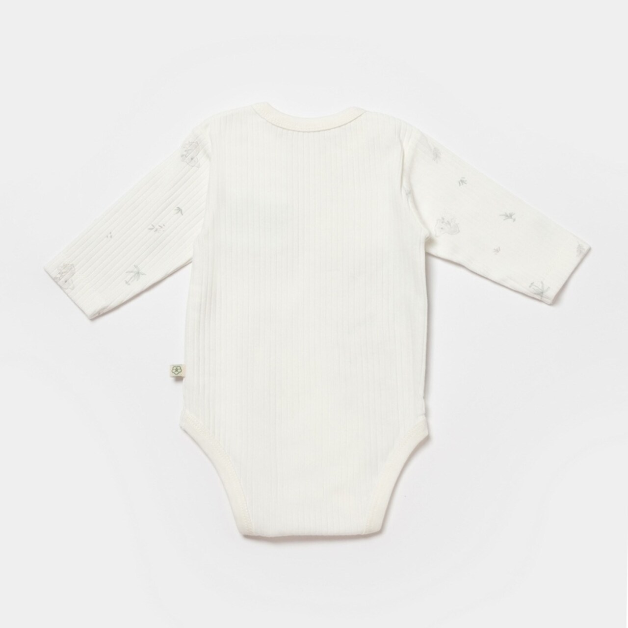 Bibaby Biorganic Koala Jungle Uzun Kol Bebek Body 56969 Gri - 2