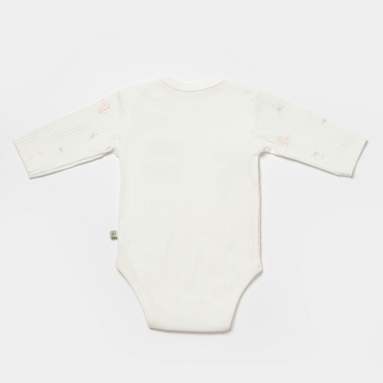 Bibaby Biorganic Koala Jungle Uzun Kol Bebek Body 56969 Pembe - 2