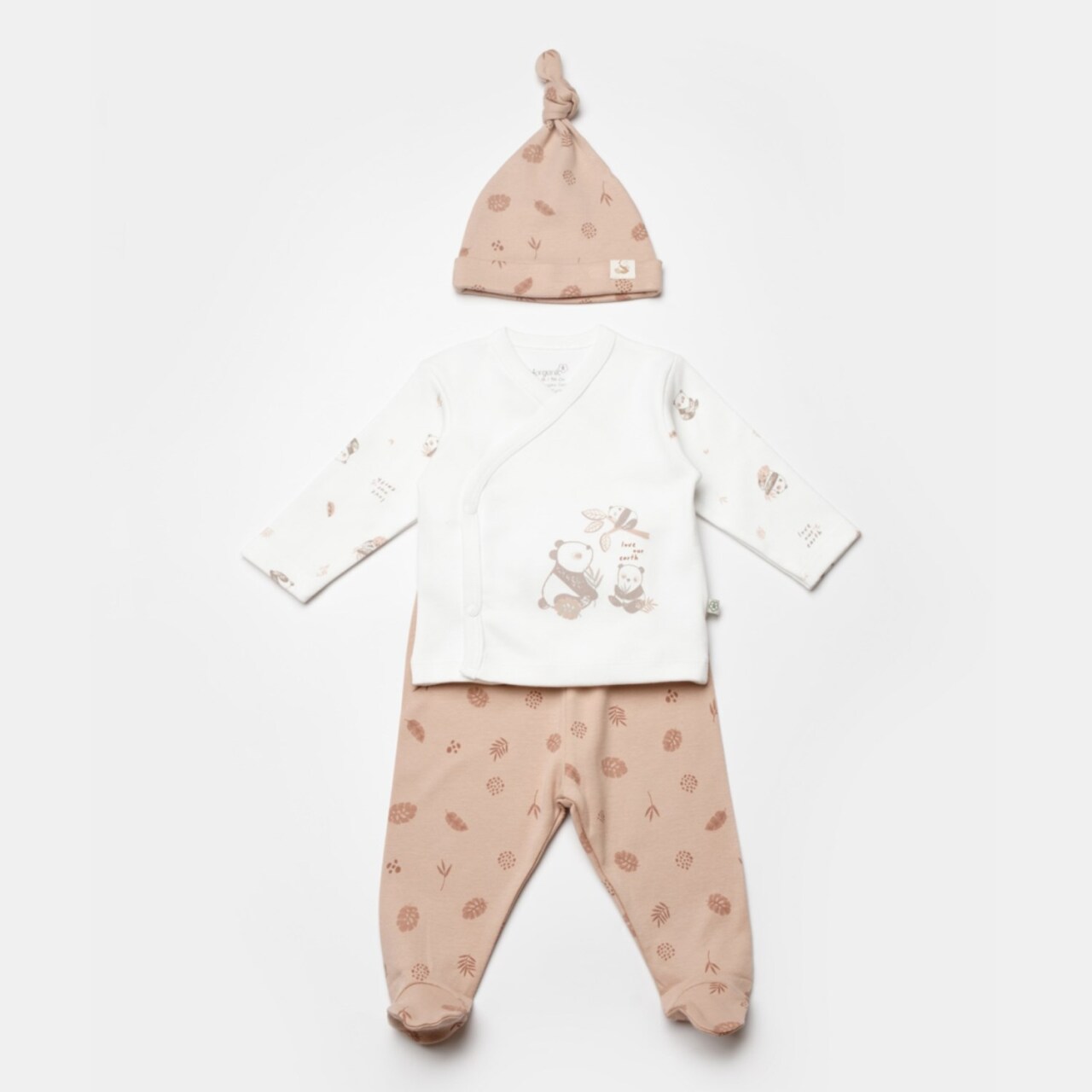 Bibaby Biorganic Love Our Earth 3 Parça Set 73345 Mocha - 1
