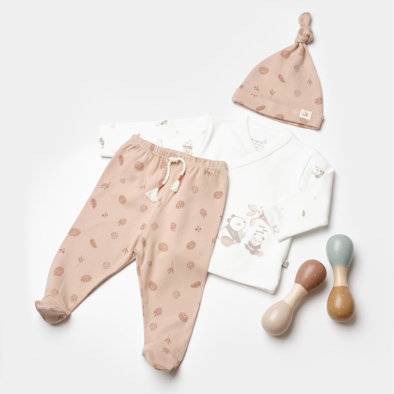 Bibaby Biorganic Love Our Earth 3 Parça Set 73345 Mocha - 3