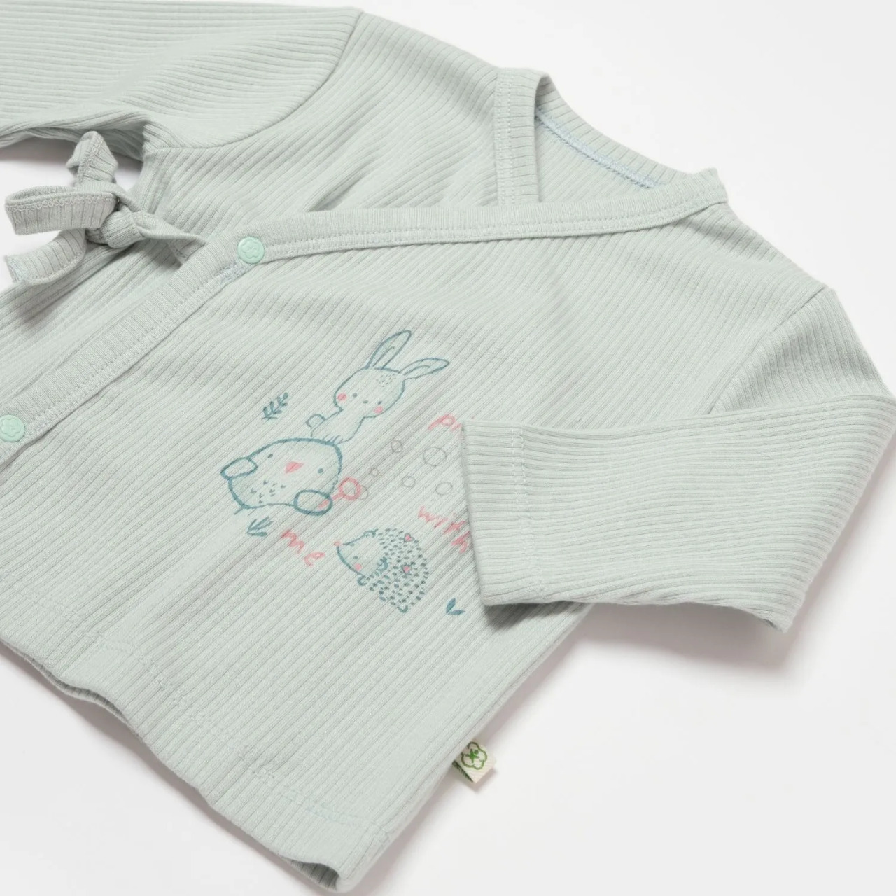 Bibaby Biorganic Modal Play With Me 3'Lü Zıbın Set 58035 Mint - 4