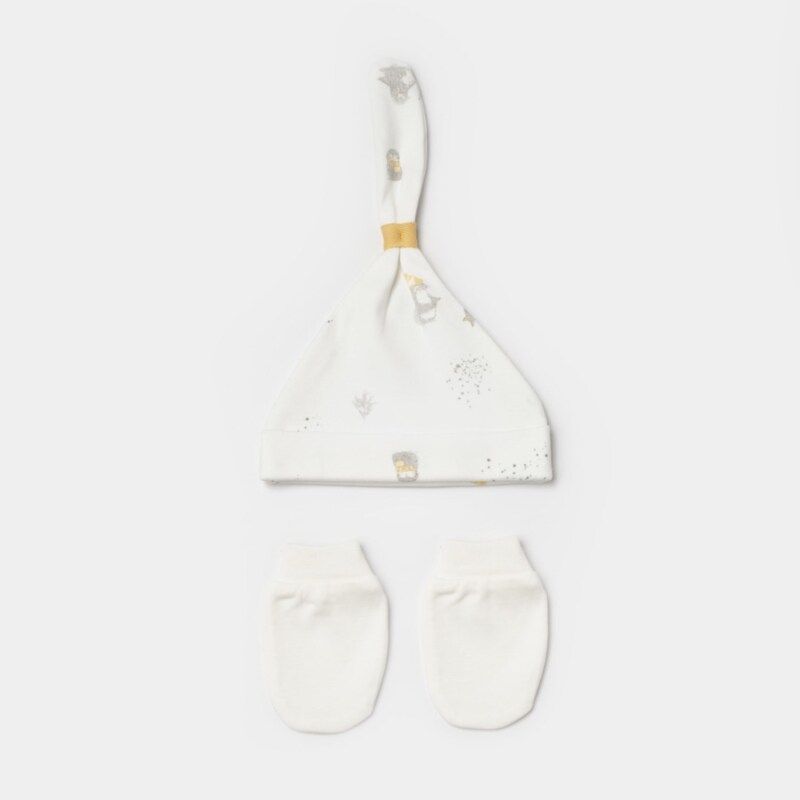 Bibaby Biorganic Penguin Club 5 Parça Hastane Çıkış Seti 62351 Ekru Gri - 6