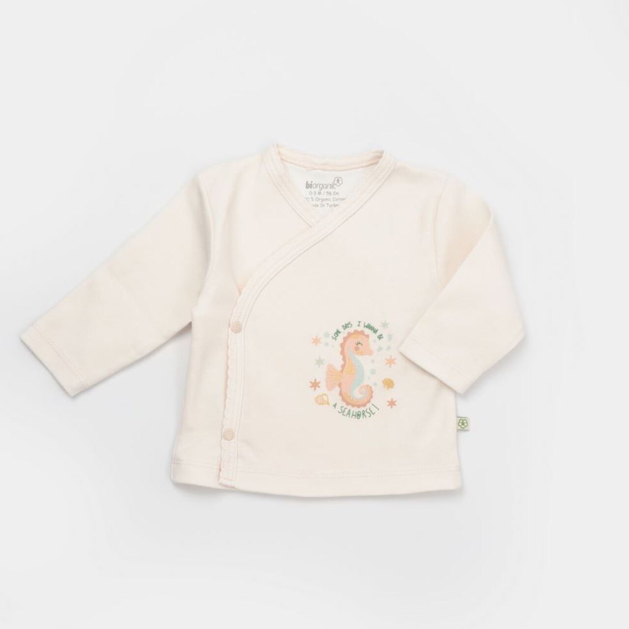 Bibaby Biorganic Save The Seahorse 5'Li Hastane Çıkış Seti 62340 Bej-Mint - 3