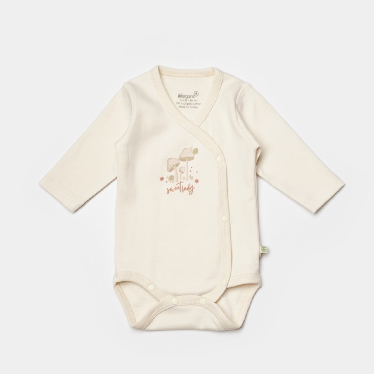 Bibaby Biorganic Sweet Lady Bebek Body 56017 Light Beige - 1