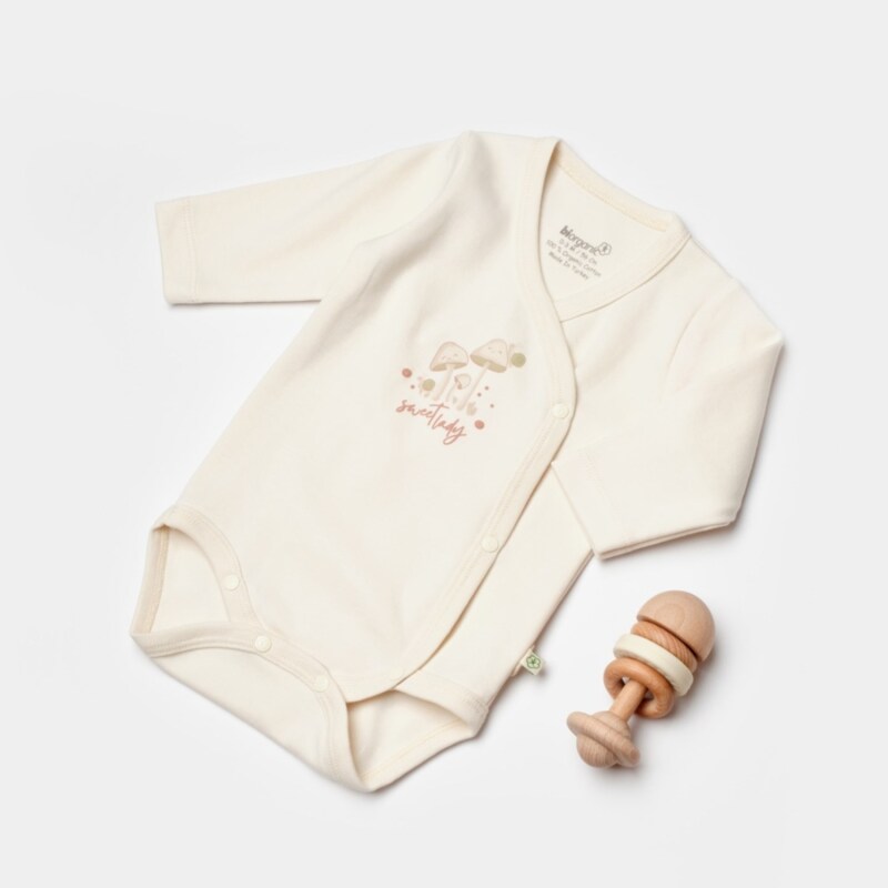Bibaby Biorganic Sweet Lady Bebek Body 56017 Light Beige - 3