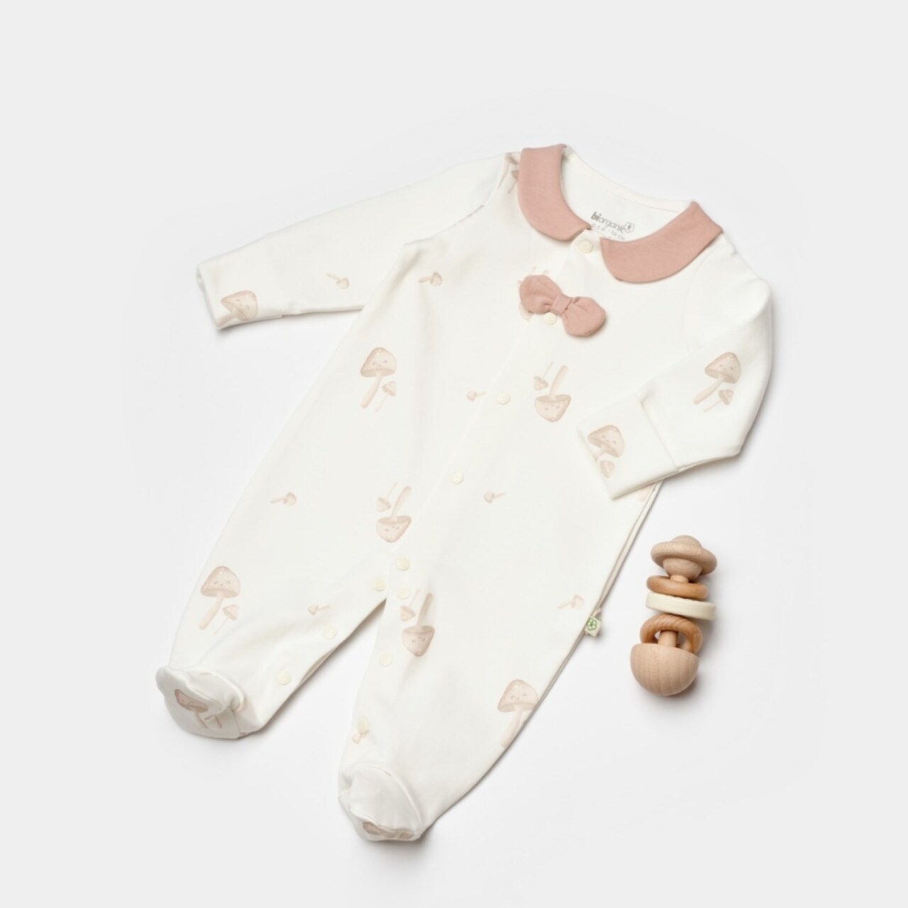 Bibaby Biorganic Sweet Lady Bebek Tulum 60794 Light Beige - 3