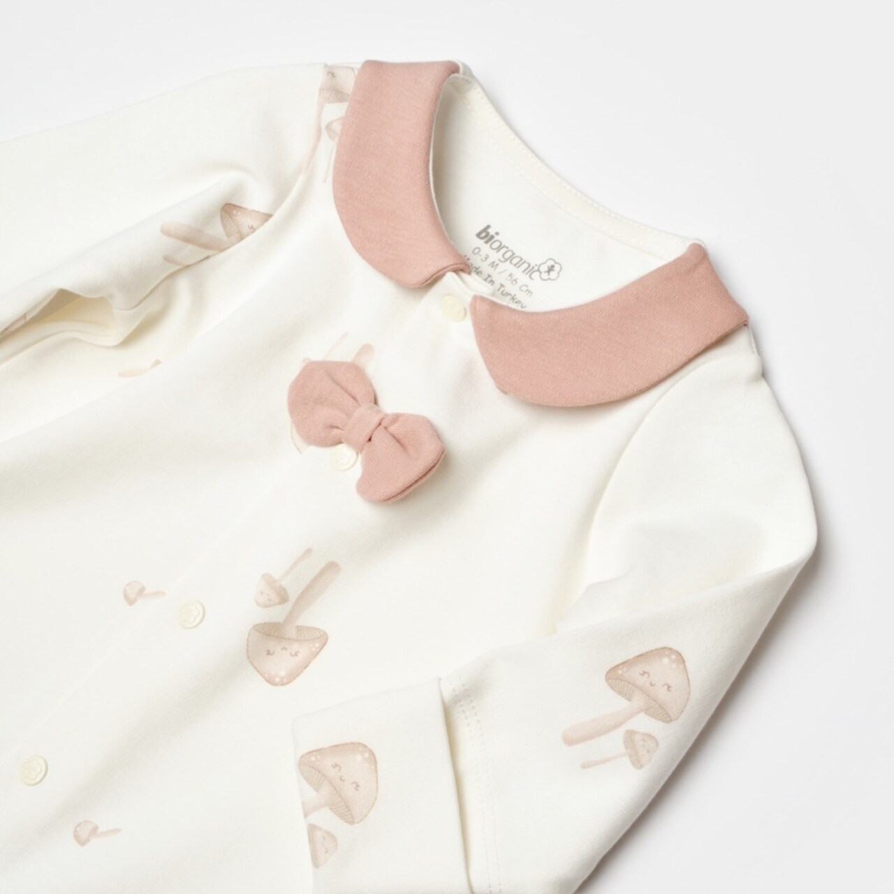 Bibaby Biorganic Sweet Lady Bebek Tulum 60794 Light Beige - 4