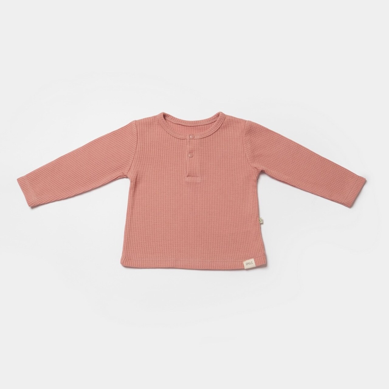 Bibaby Biorganic Waffle Smile 2'Li Takım 59785 Red-Brown - 3