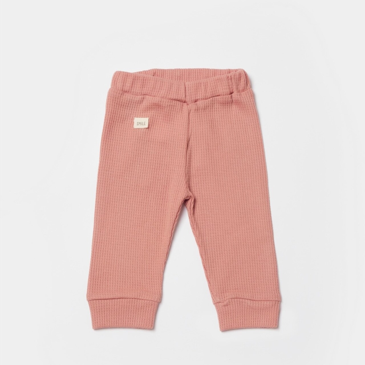 Bibaby Biorganic Waffle Smile Bebek Pantolon 57900 Red-Brown - 1