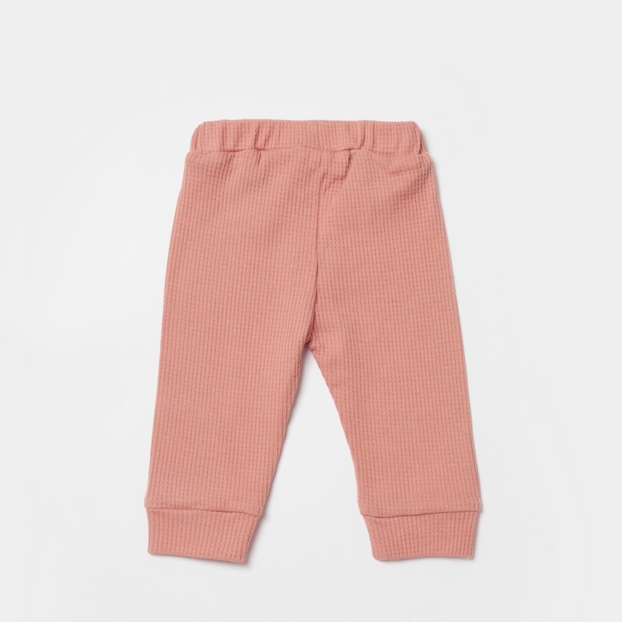 Bibaby Biorganic Waffle Smile Bebek Pantolon 57900 Red-Brown - 2