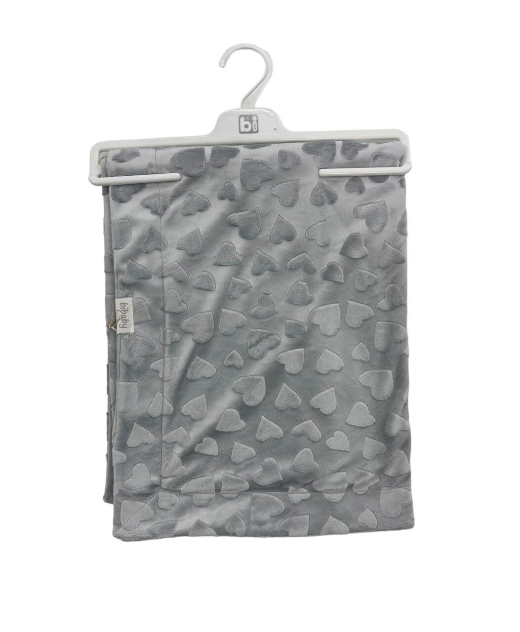 Bibaby Jacquard Heart 82x90 Battaniye 64727 Gri - 1