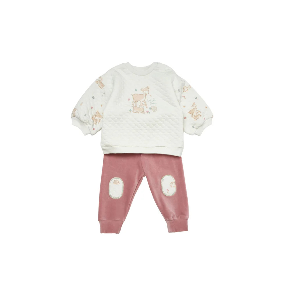 Bibaby Little Deer 2'Li Bebek Takım 59810 Mint - 1