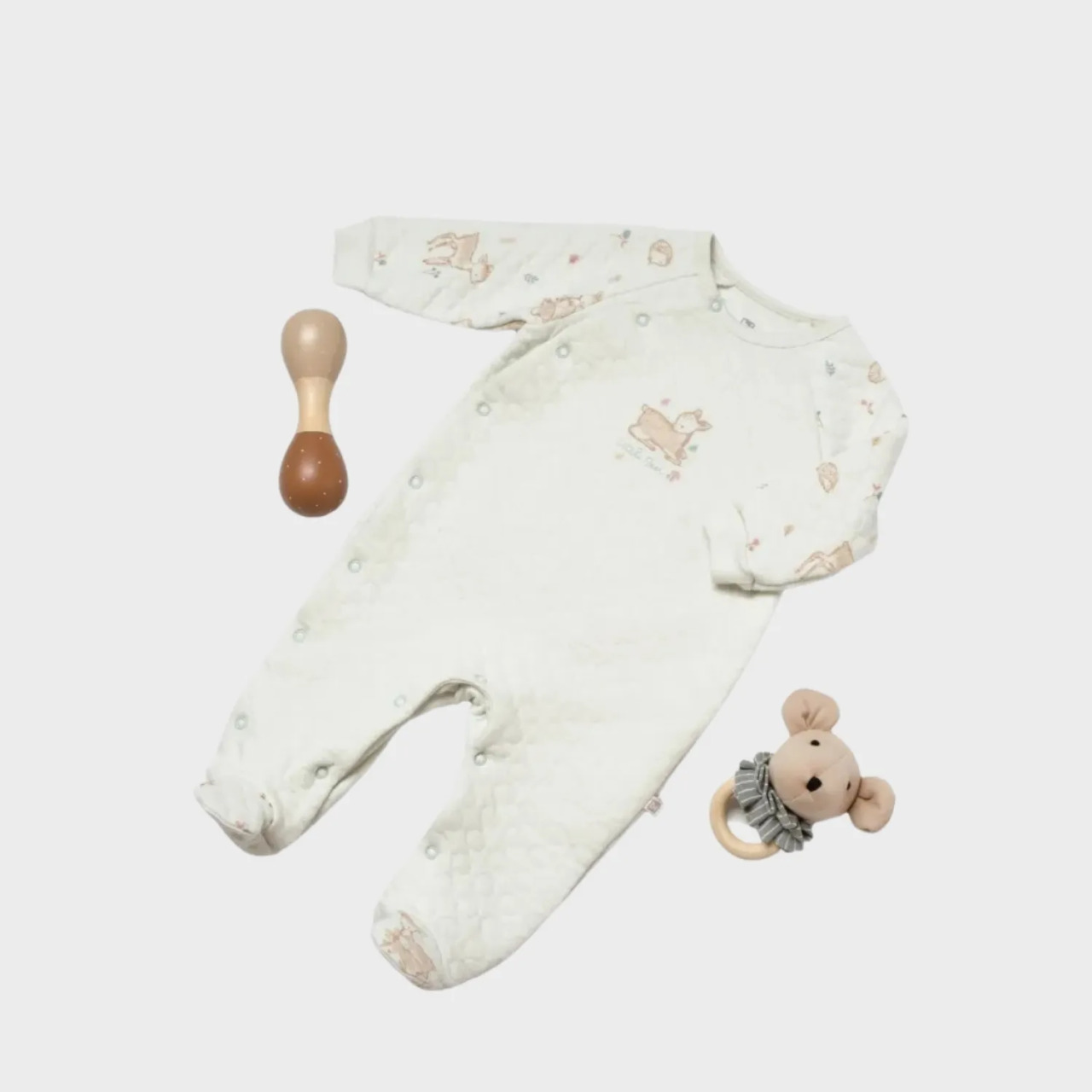 Bibaby Little Deer Bebek Tulum 60778 Mint - 2
