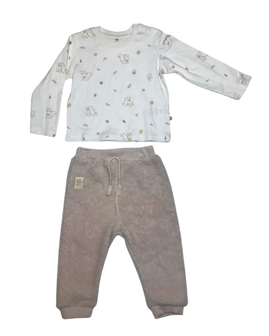 Bibaby Pretty Moments 3'Lü Bebe Takım 73339 Ecru Pink - 2