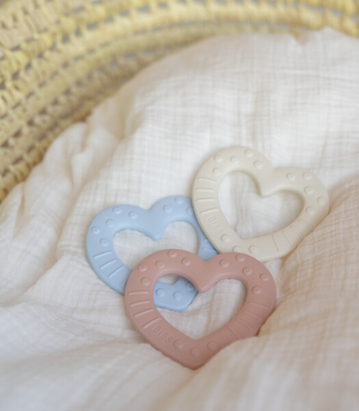 عضاضة بيبي بيتي على شكل قلب - وردي أرجواني - 2