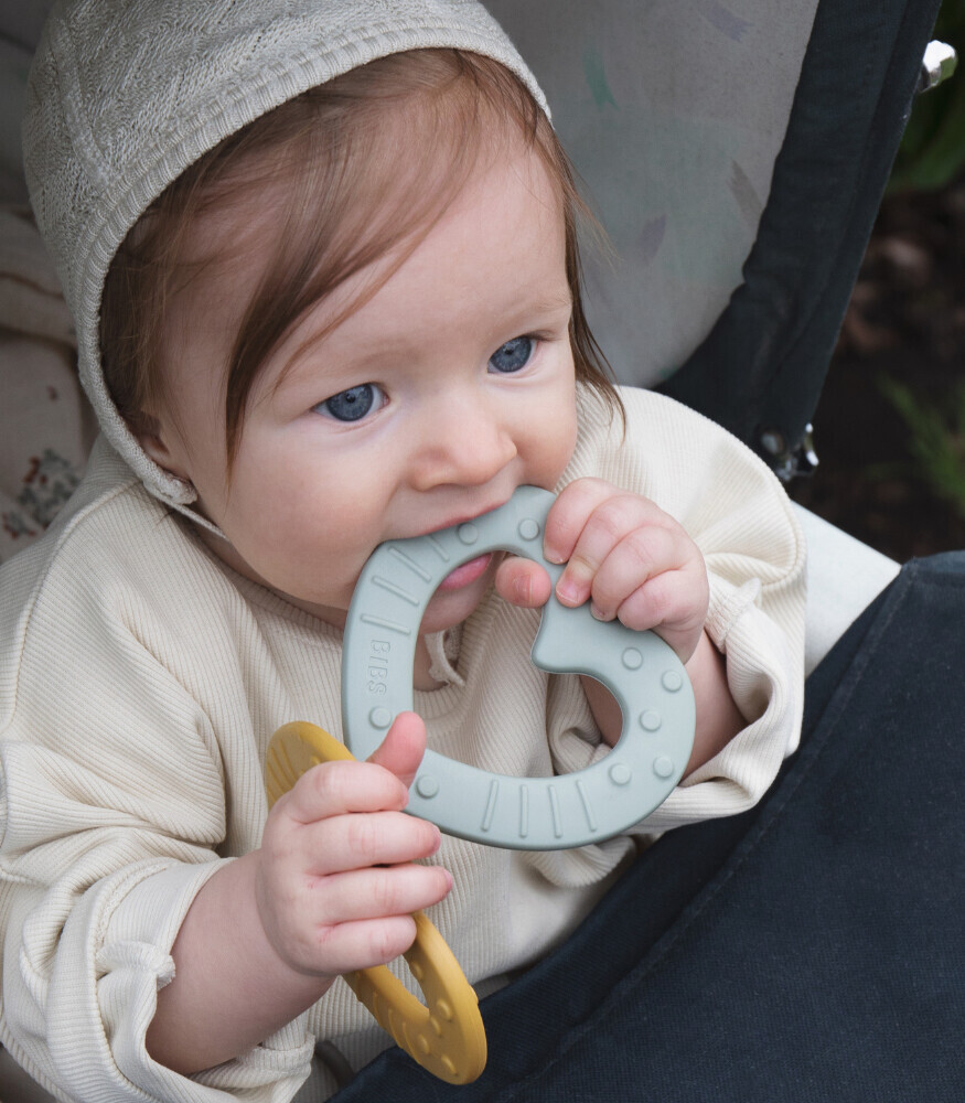 عضاضة بيبي بيتي على شكل قلب - وردي أرجواني - 3