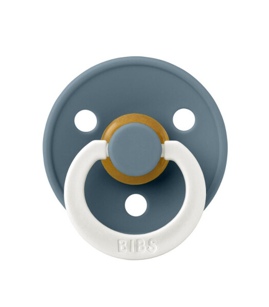 لهاية مطاطية ملونة من بيبس للأطفال من عمر 0 ​​إلى 6 أشهر - لون بترولي متوهج - 1